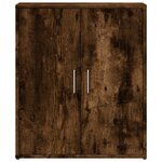 vidaXL Buffets 2 Pièces chêne fumé 60x31x70 cm bois d'ingénierie
