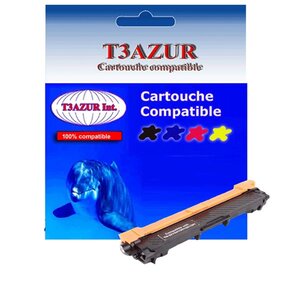 Toner compatible avec Brother TN241 Noire pour Brother MFC9340CDW, MFC9342CDW - 2 500 pages - T3AZUR