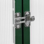 vidaXL Serre avec cadre de base vert 334x169x202 cm aluminium