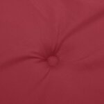 vidaXL Coussin de banc de jardin rouge bordeaux 180x50x3 cm