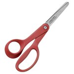 Ciseau classic Enfant 13cm pour GAUCHER bout rond Rouge FISKARS