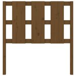 vidaXL Tête de lit Marron miel 95 5x4x100 cm Bois massif de pin