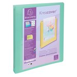 Classeur 4 Anneaux 30mm Polypropylène Kreacover Pastel - A4 Maxi - Couleurs Assorties - X 15 - Exacompta