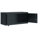 vidaXL Classeur anthracite 90x40x110 cm acier