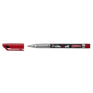 Marqueur permanent write-4-all s superfin 0 4 mm rouge stabilo