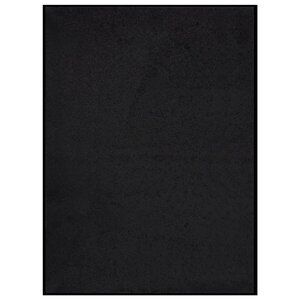 vidaXL Paillasson Noir 60x80 cm