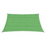 Vidaxl voile d'ombrage 160 g/m² vert clair 3x3 m pehd