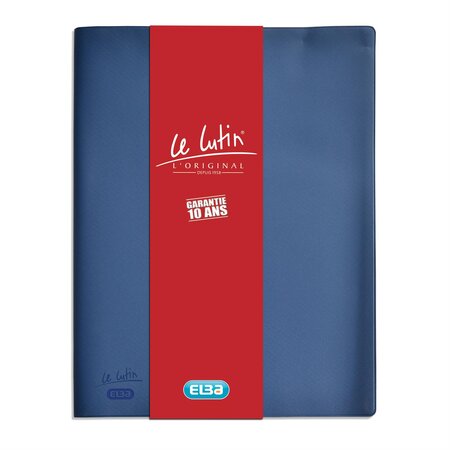 Protège-documents 'Le Lutin Original' PVC 40 Pochettes 80 Vues Bleu ELBA