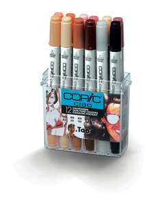 Set 12 marqueurs Manga Copic Ciao Portrait