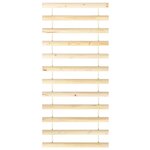 vidaXL Lattes de lit 90x200 cm bois de pin massif