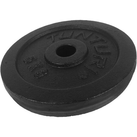 TUNTURI Disque musculation 5kg noir, unité