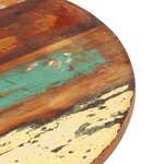 vidaXL Dessus de table rond 50 cm 15-16 mm Bois de récupération
