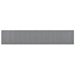 vidaXL Tapis de couloir Gris foncé 50x300 cm