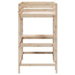 vidaXL Lit superposé avec bureau 90x200 cm bois de pin massif