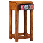Support de téléphone vidaXL 35x35x75 cm en bois d'acacia massif