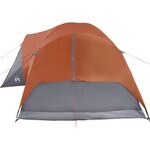 vidaXL Tente familiale Crossvent 8 personnes orange imperméable