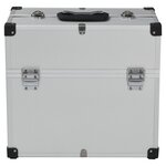 vidaXL Boîte à outils 38x22 5x34 cm Argenté Aluminium