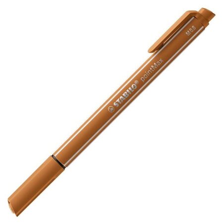 Stylo-feutre pointMax  pointe 0 8mm - Ocre foncé x 10 STABILO