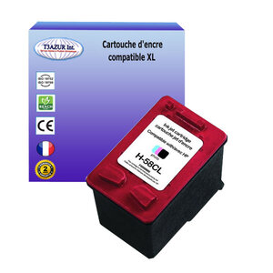 Cartouche compatible avec HP DeskJet 9680, 9680SP, D2400, D2460 remplace HP 58 - Photo - 18ml - T3AZUR