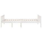 vidaXL Lit pour enfants sans matelas blanc 90x200cm bois de pin massif