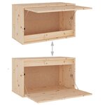 vidaXL Meubles TV 4 Pièces Bois massif de pin