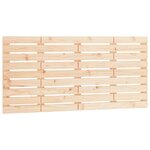 vidaXL Tête de lit murale 156x3x63 cm Bois massif de pin