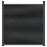 vidaXL Panneau de clôture gris 1045x186 cm WPC