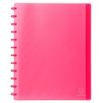 Protège-documents À Anneaux Et Pochettes Détachables 60 Vues - A4 - Rouge - X 4 - Exacompta