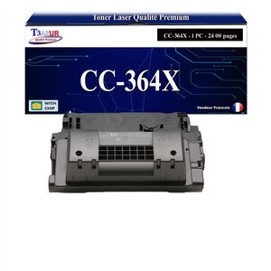 T3AZUR -Toner compatible avec HP CC364X/CE390X (64X/90X) pour HP Laserjet M602 M602DN M602N M603 M603DN M603N M603XH