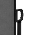 vidaXL Auvent latéral rétractable anthracite 180x300 cm