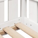 vidaXL Cadre de lit d'enfants forme de maison 90x200cm bois massif pin