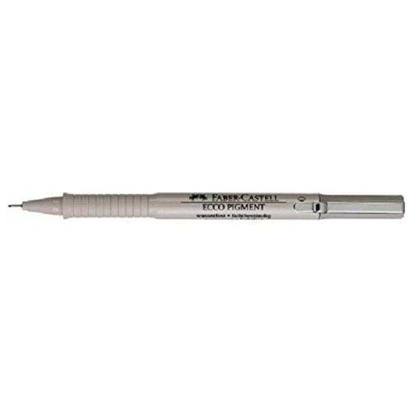 Stylo Feutre à encre 'ECCO PIGMENT' 0,1 mm Noir FABER-CASTELL