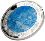 Pièce de monnaie en Argent 25 Dollars g 155.5 (5 oz) Millésime 2023 Lunar Mother Pearl LA TOUR EIFFEL
