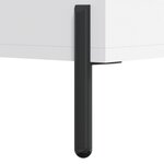 vidaXL Buffet haut Blanc 34 5x34x180 cm Bois d'ingénierie