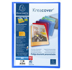 Protège-documents En Polypropylène Semi Rigide Kreacover® Opaque 120 Vues - A4 - Couleurs Assorties - X 8 - Exacompta