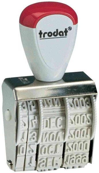 Tampon dateur francais 1020 Mois en lettre 5 x 32 mm TRODAT