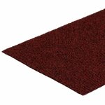 vidaXL Tapis d'escalier autocollants Rectangulaire 15Pièces 60x25cm Rouge