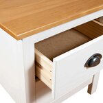 vidaXL Tables de chevet 2 Pièces Hill 46x35x49 5 cm Bois de pin solide