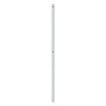 vidaXL Tête de lit métal blanc 160 cm