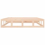 vidaXL Cadre de lit 160x200 cm Bois massif