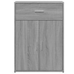 vidaXL Buffet sonoma gris 60x30x84 cm bois d'ingénierie