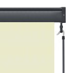 vidaXL Store roulant d'extérieur 140 x 250 cm Crème