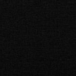vidaXL Lit de jour avec lit gigogne noir 80x200 cm tissu