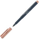 Marqueur Metallics Pointe Moyenne 1,5 mm Cuivre x 10 FABER-CASTELL