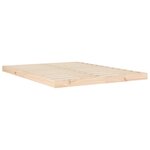 vidaXL Cadre de lit 140x190 cm bois de pin massif
