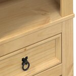 vidaXL Casier à vin Corona 56x35x120 cm bois massif de pin