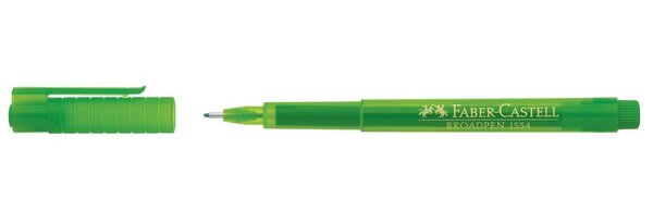 stylo feutre Fineliner BROADPEN 1554 Vert herbe FABER-CASTELL