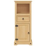 vidaXL Armoire de salle de bain Corona 45x33x110 cm bois de pin massif
