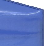 vidaXL Tente de réception pliable avec parois Bleu 2x2 m