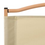 vidaXL Chaises de camping lot de 2 Beige 54x55x78 cm Tissu Oxford